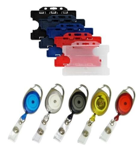 Retractable card holder - retractable, id
