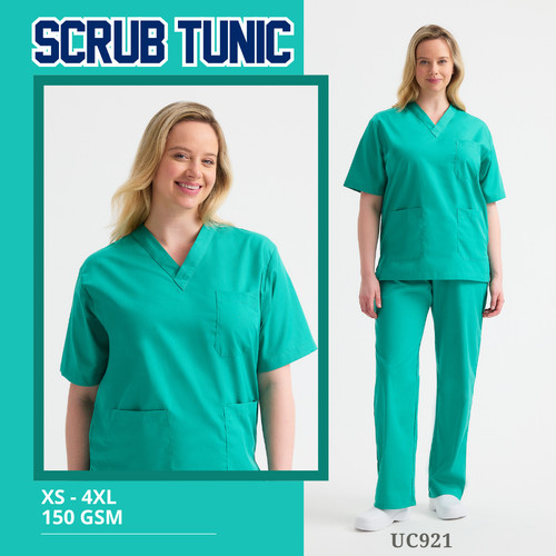 Ladies scrub tunic healthcare - tunic,