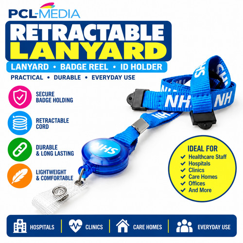 Nhs lanyard retractable - •,