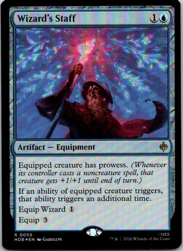 Wizard staff foil the - r,