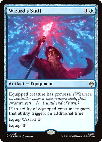 Mtg wizard staff - mtg, the