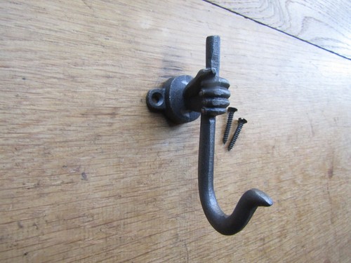Rustic iron vintage - coat, hook