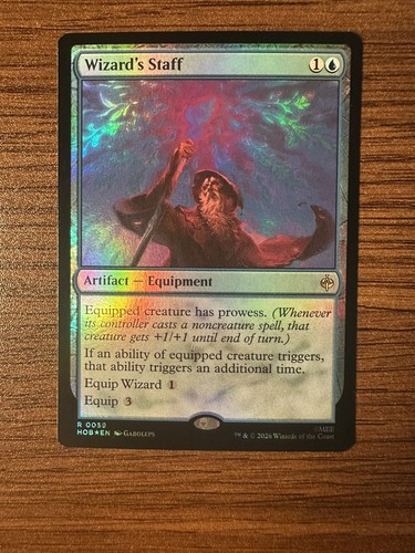 Wizard staff foil - wizard's, r