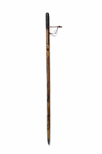Flamed wooden walking - flamed, stick