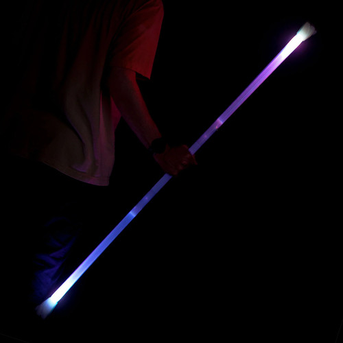 Echo trace part led staff - 3-part,
