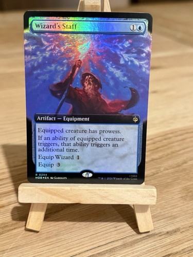 Wizards staff mtg - magic, foil