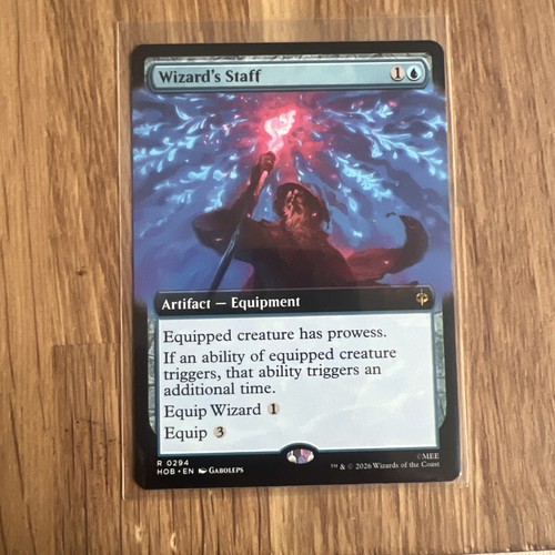 Mtg extended art wizard - mtg, wizard's