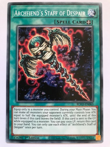 Archfiend staff despair - staff, of