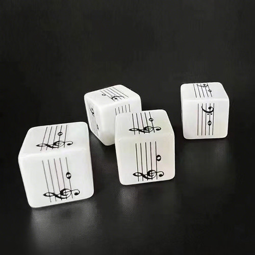 Music dice 2pcs staff - dice,