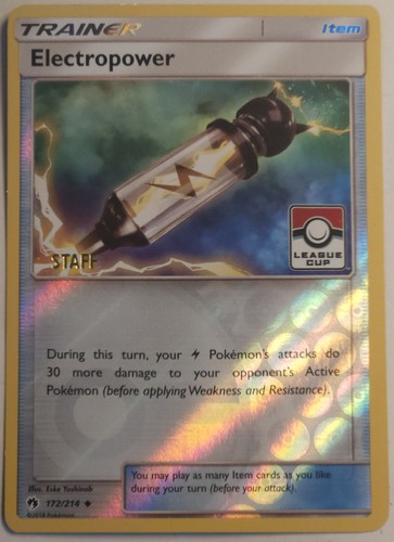 Staff pokemon card - staff,