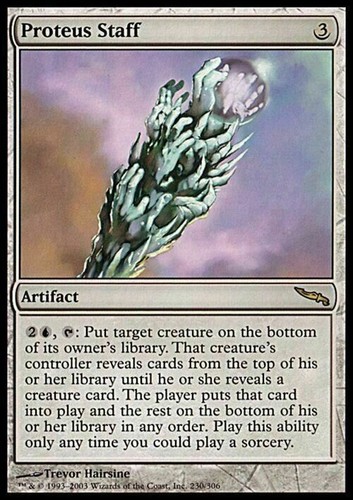 Proteus staff mirrodin ex - staff,